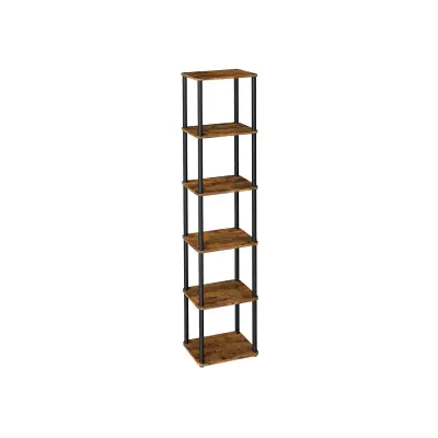 Polica s 5 razina 23,8x38x173,4 cm smeđa