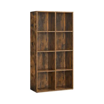 Knjigovnica 8 Pregrada 30x65.5x129.5 cm Smeđa