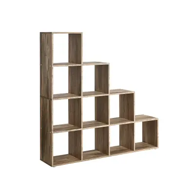 Knjigovod 10 Pregrada 29x129.5x129.5 cm Smeđa