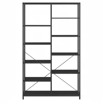 Knjigovodstveni regal 5 razina 30x100x170 cm Crni