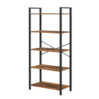 Knjigovodstveni regal 5 razina 30x66x153 cm smeđi