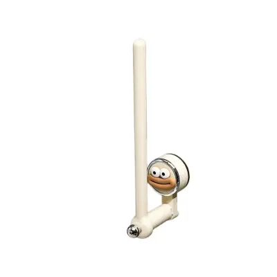 Držač papirnatih ručnika s usisnom čašom PET+ABS inox 180° Beige