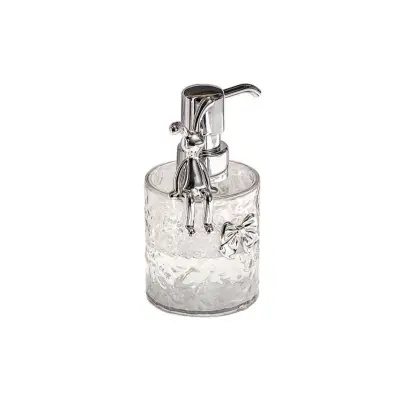Elegantan okrugli dozator pjene s valovitim dizajnom, PET+ABS+PP Silver