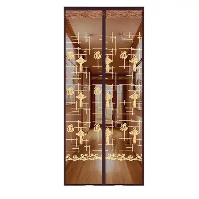 Magnetna zavjesa za vrata s vezenjem, 85cm x 200cm