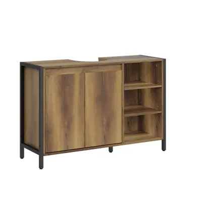 Ormarić Pod Sudu Spremanje Boja Smeđa 90x30x60cm BZR63-L-PF