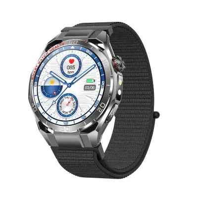 Pametni sat (crna tkanina) 1.47" 466x466 AMOLED, EKG čip, Bluetooth LE 5.3, IP68, baterija 10-15 dana