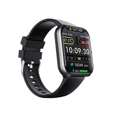 Pametni sat Black Vinyl - praćenje zdravlja, 108 sportskih načina, IP67, Bluetooth 5.3, kompatibilan s iOS/Android/HarmonyOS