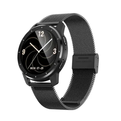 Steel Glue pametni sat - Bluetooth pozivi Crna