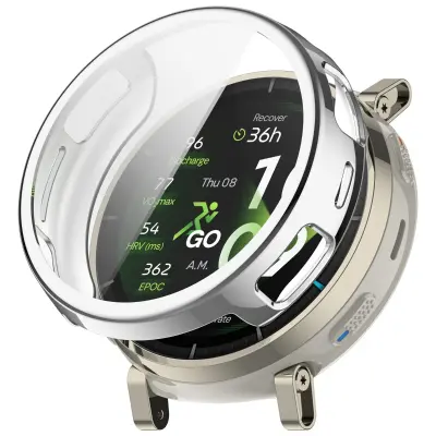 Zaštitna TPU maska za Amazfit Active3 Premium — puna zaštita Silver