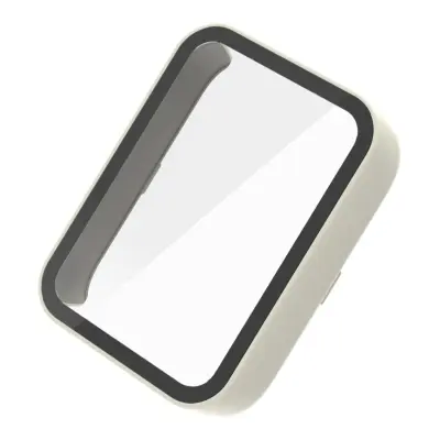 Integrirano kućište s kaljenim staklom za Xiaomi Mi Band 7 Pro Ivory