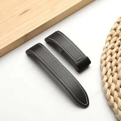 Silikonski remen za sat s brzim otpuštanjem, kompatibilan sa Samsung WATCH654 — 20 mm magnetska preklopna kopča, 22cm x 2cm, više boja Crna