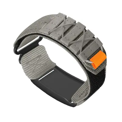 Najlonski zamjenski remen kompatibilan s Polar Loop narukvicom — track radni stil, 21 cm x 3 cm, više boja Siva