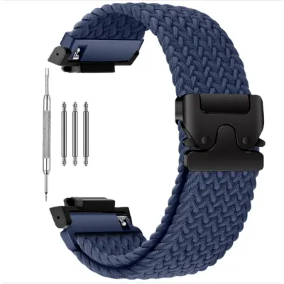 Prozračni najlonski remen za sat kompatibilan s Casio G-SHOCK GA-110/GA120/700 s paracord kopčom Plava