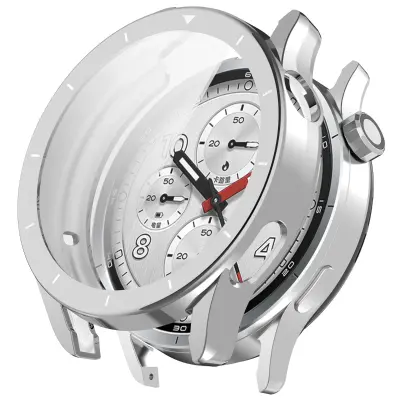 Zaštitna TPU futrola kompatibilna s Xiaomi Watch S5 — puna zaštita Silver