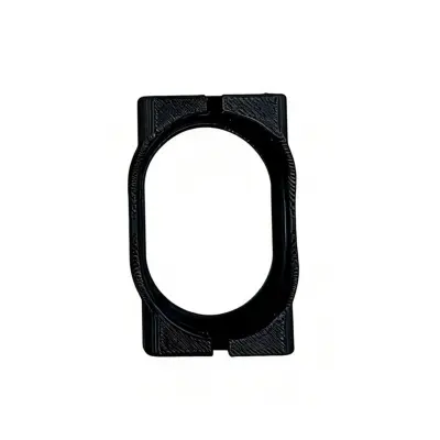 Nosač za ogrlicu kompatibilan s Xiaomi Tag, šuplji ABS, crni