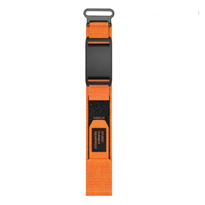 Najlonski zamjenski remen kompatibilan s Boneng i Polar Loop narukvicama - čičak (Velcro) za vanjsku upotrebu 21cm x 3cm Narančasta