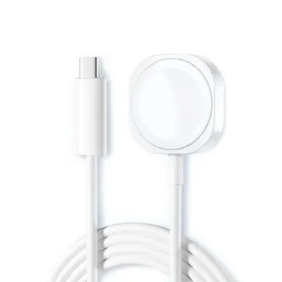 Kabel za punjenje Apple Watch - magnetski USB-C, 100cm, nehrđajući čelik