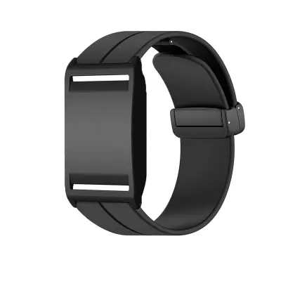 Silikonski zamjenski remen s sklopivom magnetskom kopčom za Polar Loop Black
