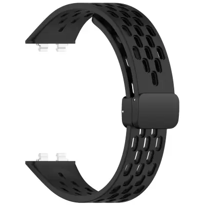 Zamjenski kompatibilni remen – Huawei Band 11 Pro perforirani Black