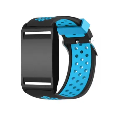 Silikonski zamjenski remen kompatibilan s Polar Loop, prozračan Blue