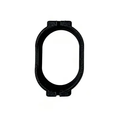 Nosač za tracker na ogrlici kompatibilan s Xiaomi Tag, crni ABS