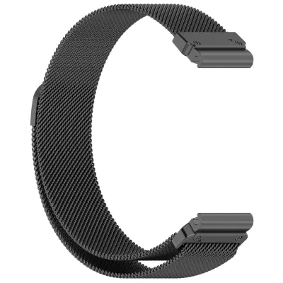 20mm milanski remen od nehrđajućeg čelika za Garmin Fenix 7S Black