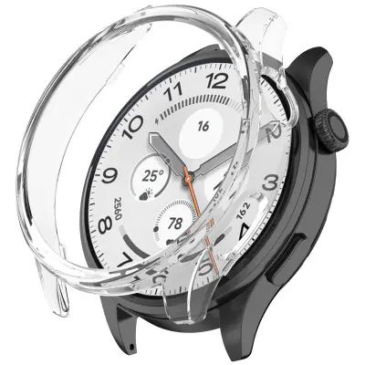 PC polu-školjka zaštitna futrola za Xiaomi Watch S5, lagana i čvrsta Transparent