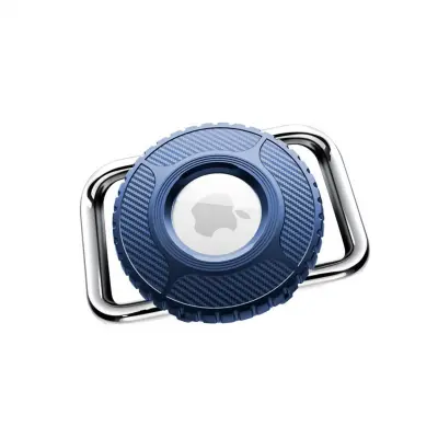 Držač za ogrlicu ljubimca kompatibilan s Apple AirTag, vodootporan Blue