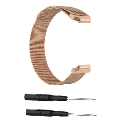 Milanese narukvica S za Garmin - 316L nehrđajući čelik PinkGold