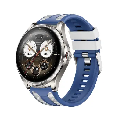Zamjenski dio – Huawei Watch Buds1/2 silikonska narukvica, prozračna Blue + White