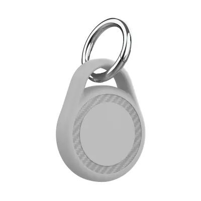 Zaštitno TPU kućište s oprugom, kompatibilno s Apple AirTag 1/2 Gray