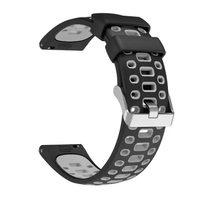 Zamjenski/kompatibilni dio – Huawei silikonska narukvica 22mm dvo-ton Black+Grey
