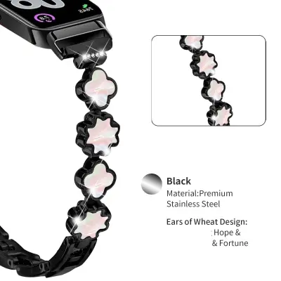 Kompatibilni remen za Huawei Band 11/11 Pro s majčinom biserom Black
