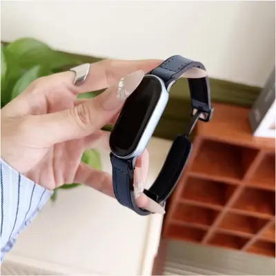 Silikonska narukvica s magnetskom kopčom za Xiaomi Mi Band 8/9/10 Dark Blue