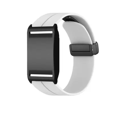 Silikonski zamjenski remen s sklopivom magnetskom kopčom za Polar Loop White