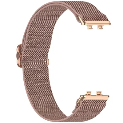 Zamjenski/Kompatibilni dijelovi – Huawei Elastični najlonski pleteni remen 17.5cm x 2cm Pink