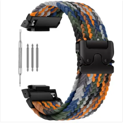 Prozračni najlonski remen za sat kompatibilan s Casio G-SHOCK GA-110/GA120/700 s paracord kopčom Višebojno
