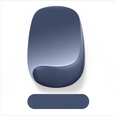 Ergonomska silikonska podloga za miš s osloncem zgloba Dark Blue