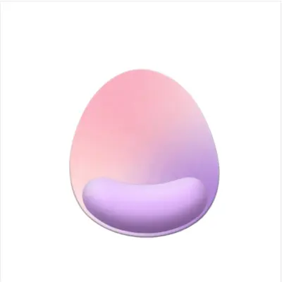 Višebojna silikonska ergonomska podloga za miš s Lycra naslonom