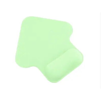 Ergonomski podmetač za zglob tipkovnice i miša – silikon i Lycra Green