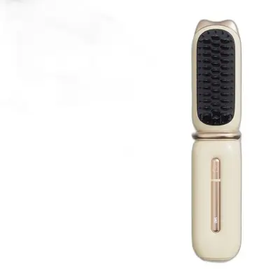 Cat Paw prijenosna bežična četka za ispravljanje kose s LCD Cream