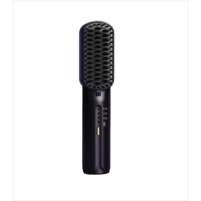 Prijenosna mini punjiva četka 2-u-1 s ionskim učinkom Black