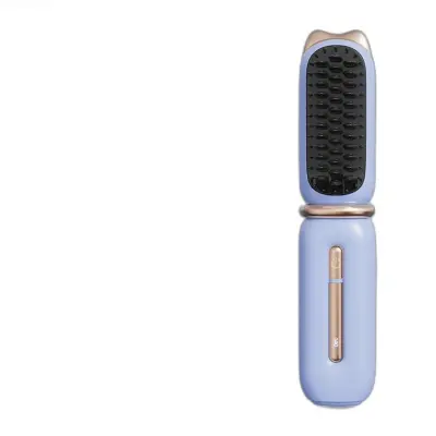 Cat Paw prijenosna bežična četka za ispravljanje kose s LCD Blue