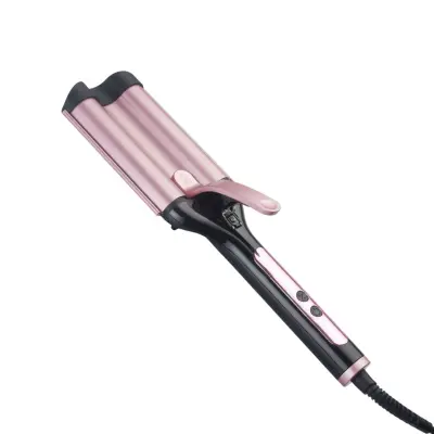 Trojna ploča za valove kose - Rose Gold, turmalinska keramika