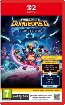 Minecraft Dungeons II Deluxe Edition (GAME KEY CARD) Switch 2