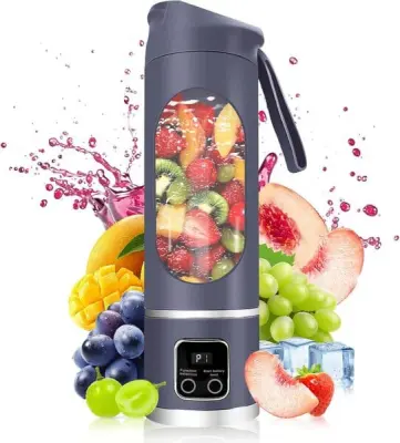 Prijenosni blender za smoothie 450 ml, bežični USB punjenje, 8 noževa, 3 brzine | BLENDGO