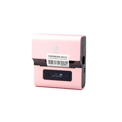 Prijenosni Bluetooth termalni pisač 203dpi, 20-75mm, Type-C Pink