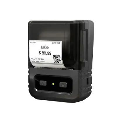 Prijenosni Bluetooth termalni pisač 203dpi, USB-C, 20-50mm Black