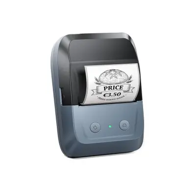 Prijenosni Bluetooth 5.3 termalni pisač 203dpi, Type-C, 20-50mm Blue
