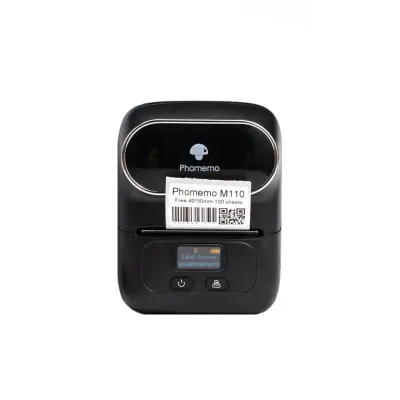 Prijenosni Bluetooth termalni pisač etiketa 203dpi, 20-50mm, 1200mAh Black